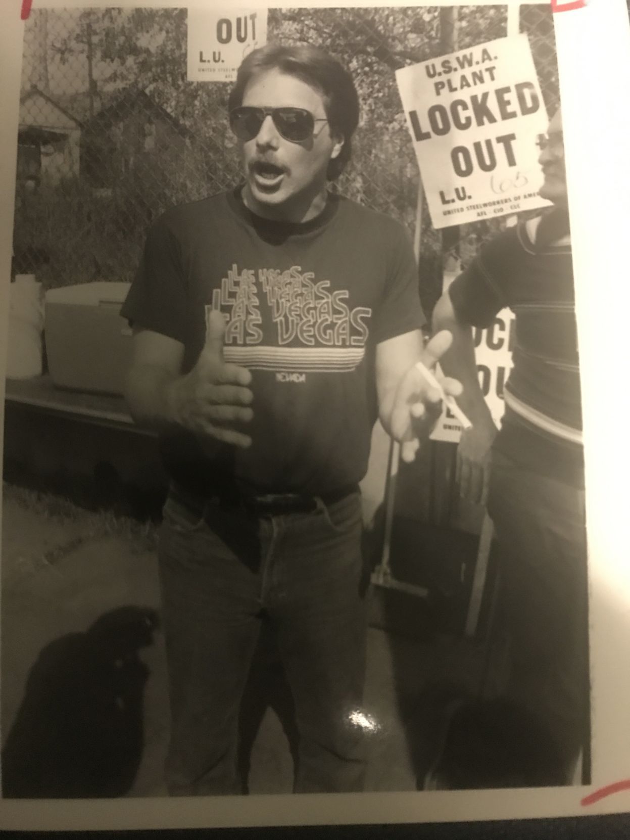 Scenes from the 1986 steel strike/lockout